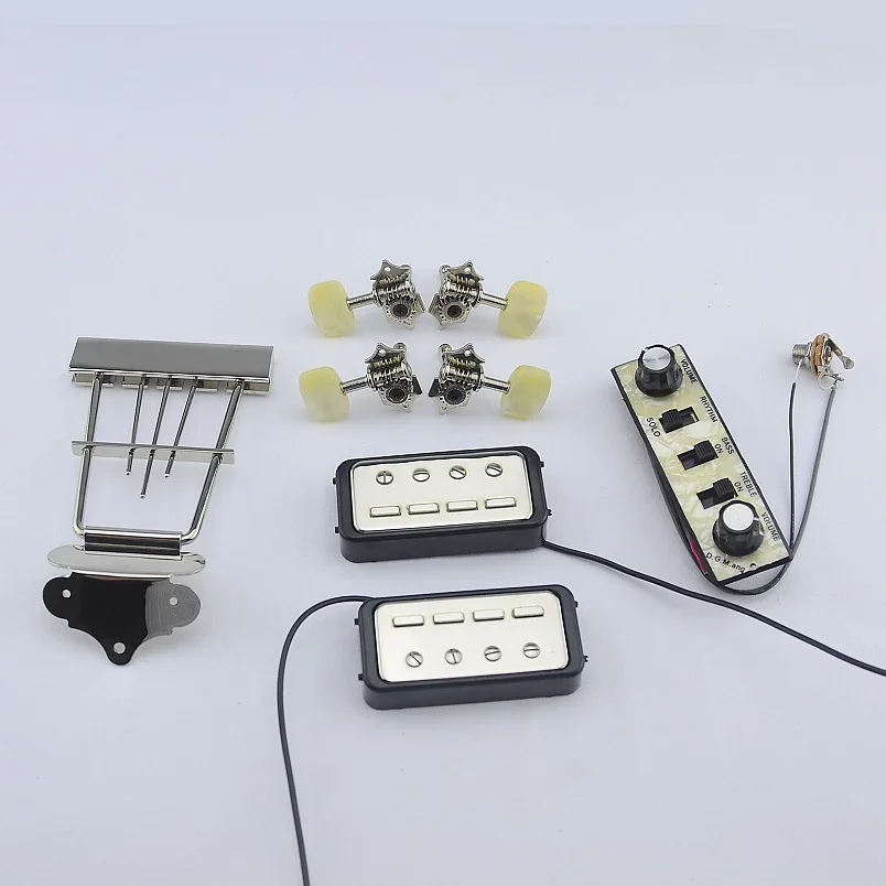 New - Original Genuine  HCT500 Series Bass Kit   (  Tuners /Pickups /Trapeze Tailpiece / Control Panel )