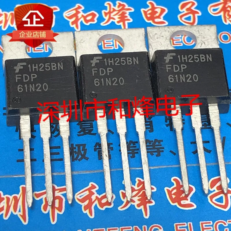 5PCS-10PCS FDP61N20   TO-220 200V 61A   New And Original On Stock