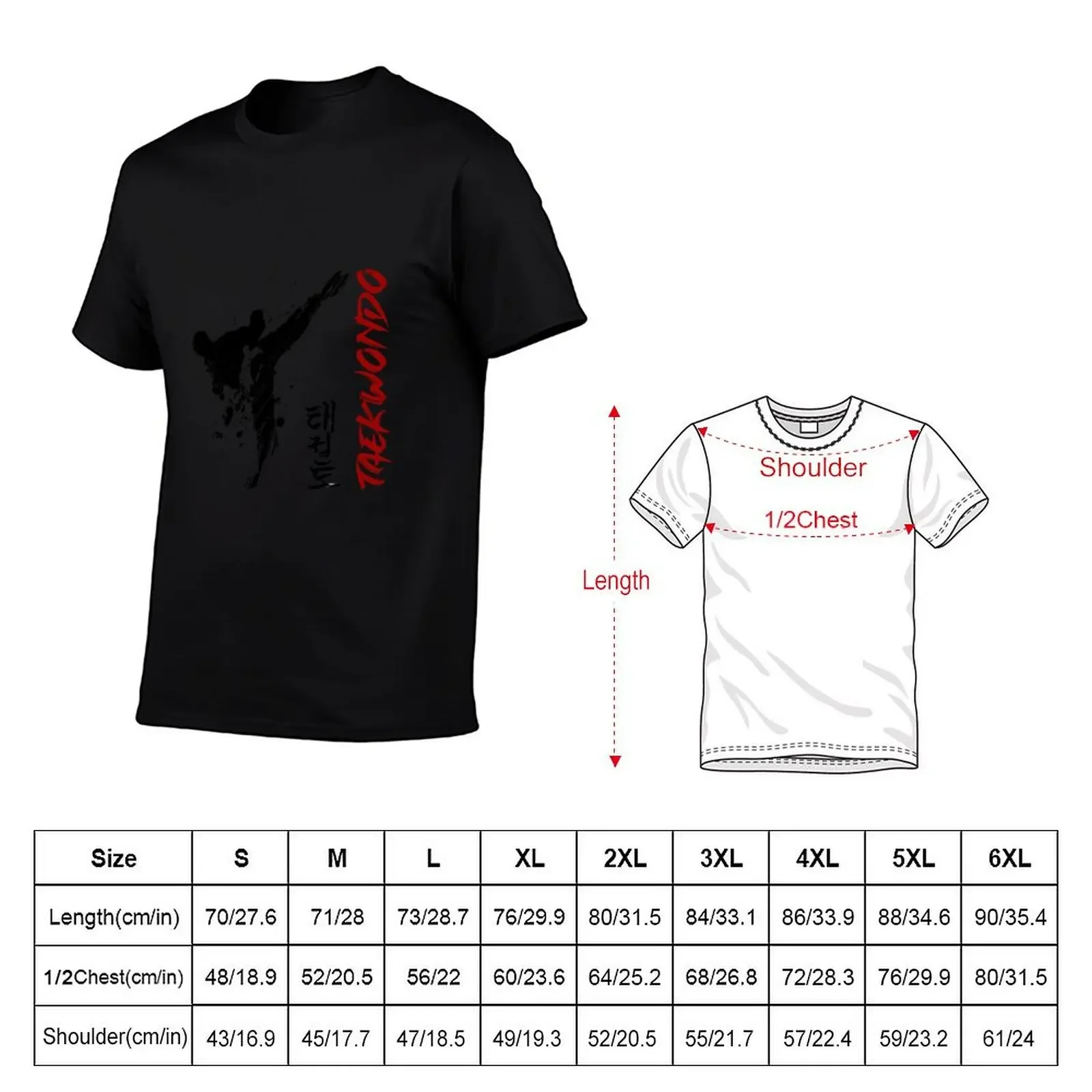 Taekwondo WTF / ITF design T-Shirt quick drying vintage animal prinfor boys shirts men image 5