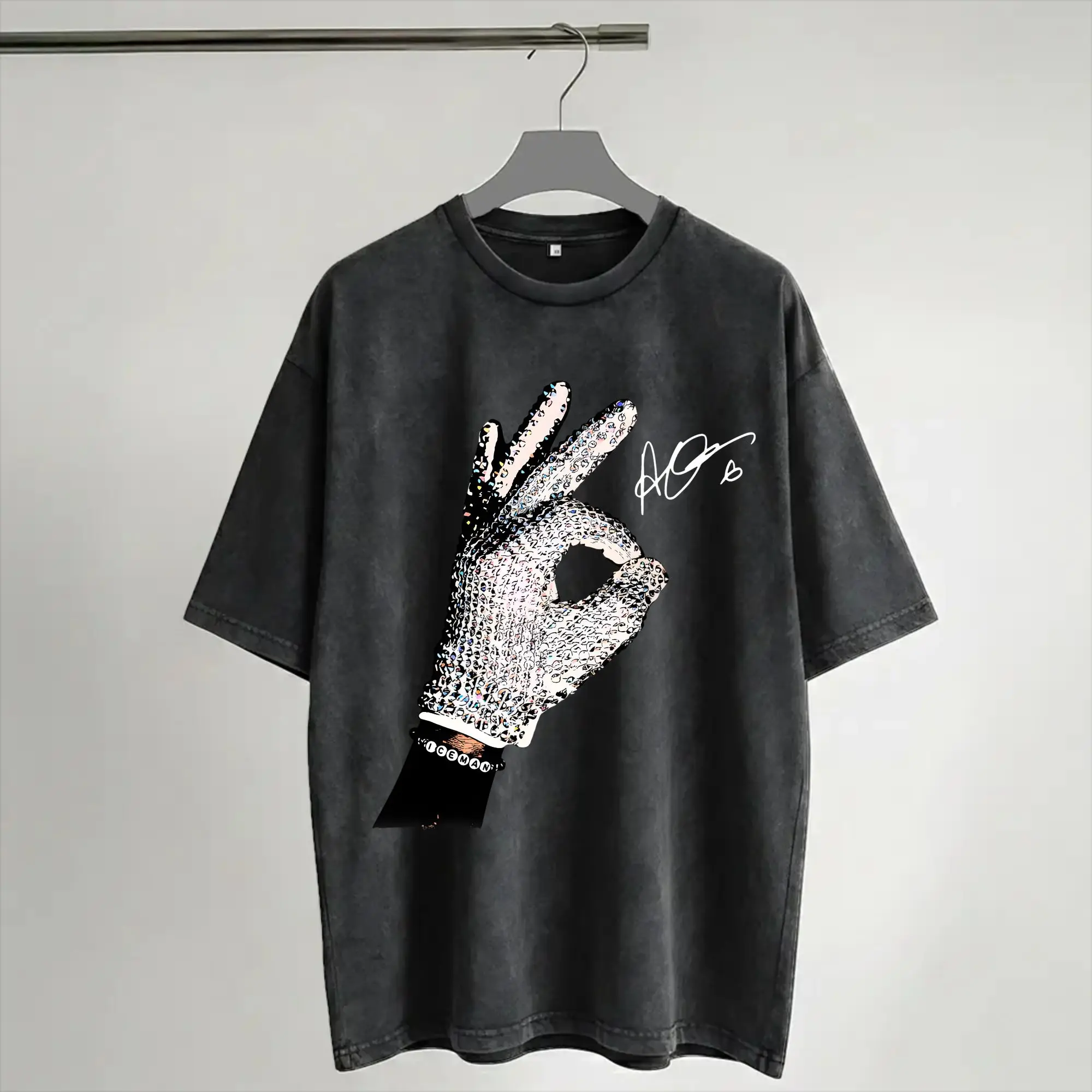 Harajuku Washed Shirts Drakes Iceman 2026 Toronto Spirit  Merch Fashion T Shirt Oversize  Streetwear Short Sleeve
