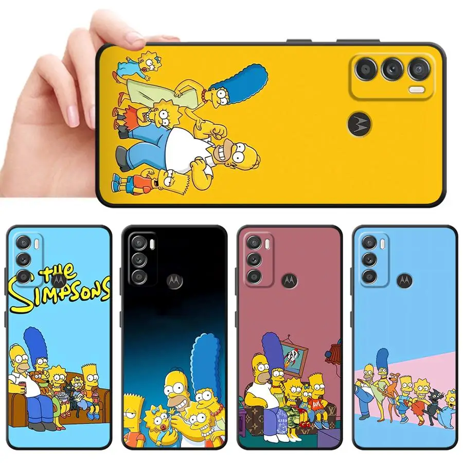 

Мягкий чехол для телефона Moto X30 Pro Edge 20 30 S30 Pro The Simpsons Love Family