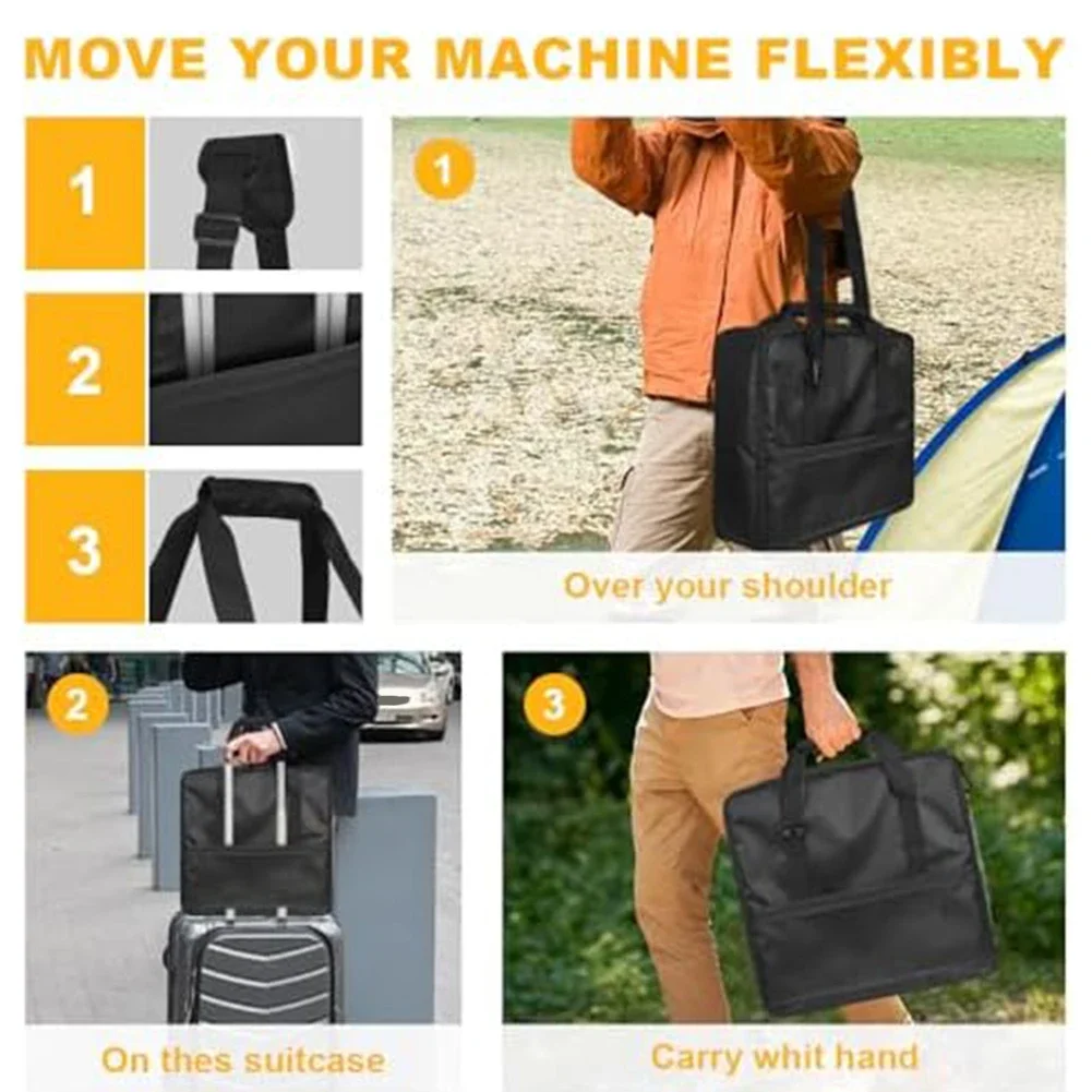 Travel Friendly Carry Bag for Slushie Machines Featuring Adjustable Strap For Durable Handles and Easy to Clean Material