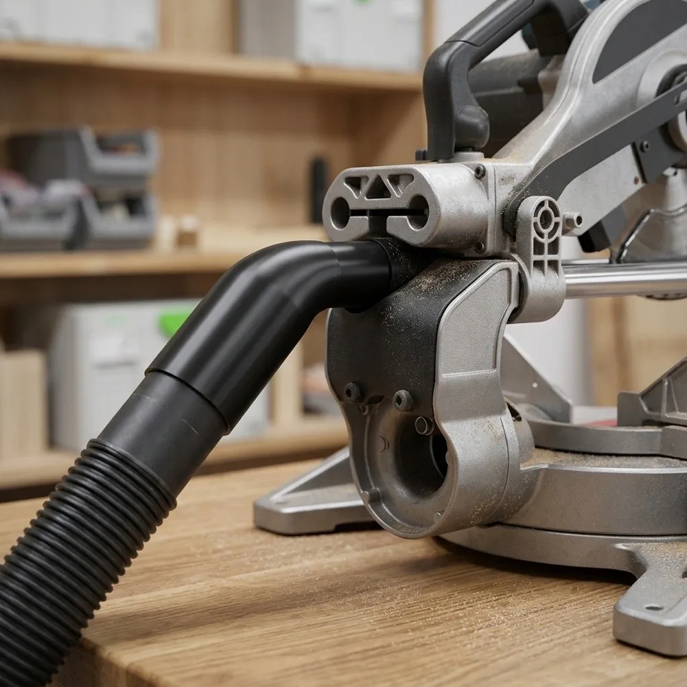 For Cleaner Working Environment As Shown Saw Vacuum Adapter Secure Fitting Vacuum Connector DW718 Dust Collection