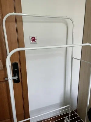 Coat rack floor-to-ceiling bedroom simple cloakroom vertical shelf
