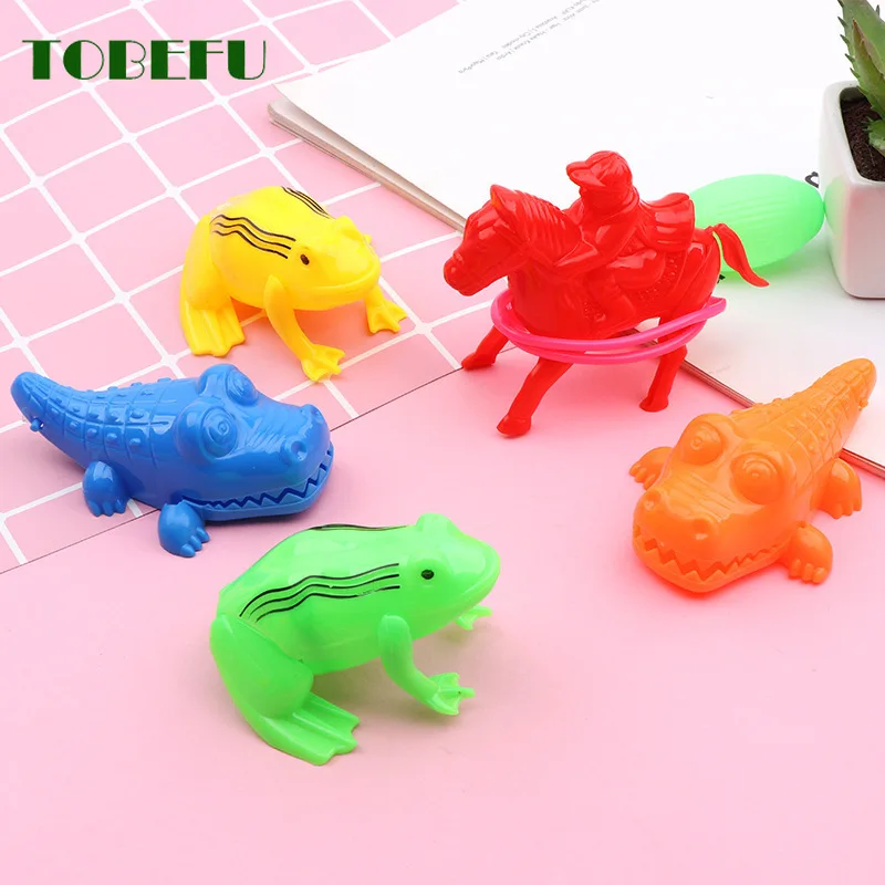 Nostalgic Toys Air Pressure Jumping Frog New Children\'s Horse Wire-Controlled Airbag Blow Molding Will Jump Frog Animal Toy