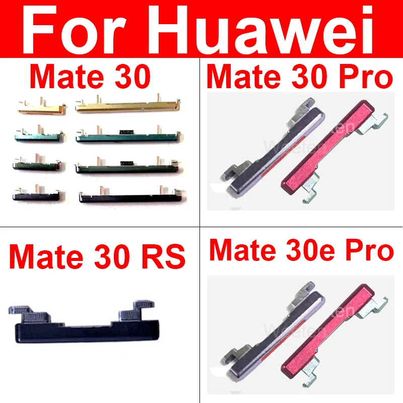 

Volume & Power Side Buttons For Huawei Mate 30 Mate 30Pro 30RS 30E Pro On Off Power Volume Side Switch Button Flex Clip Parts