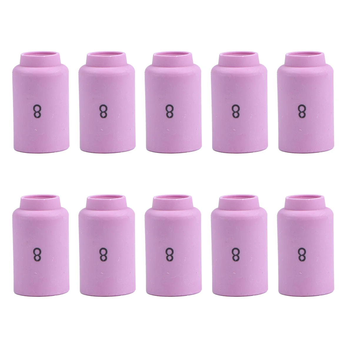 10 قطعة 13n12 الأرجون قوس فوهة لحام نصائح السيراميك ل 45 فولت 17cb20g 17Gl سلسلة شعلة لحام عمر خدمة طويل سهلة التركيب