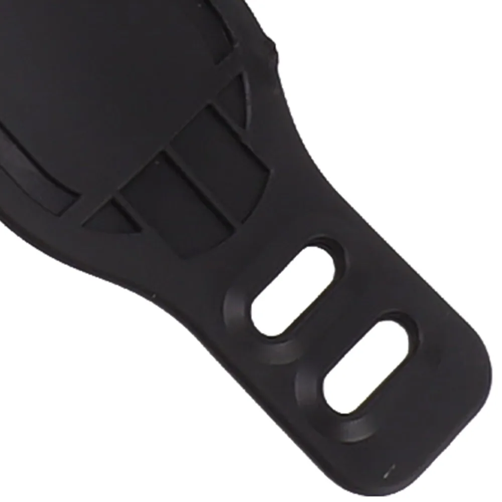 2PCS Adjustable Length Exercise Bike Pedal Straps Black Two Sides Slots Bike Pedal Strap Plastic Exercise Bike Feet Strap
