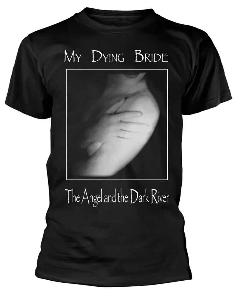 

My Dying Bride The Angel and Dark River Anime pattern for both men women High quality cotton Short Sleeves