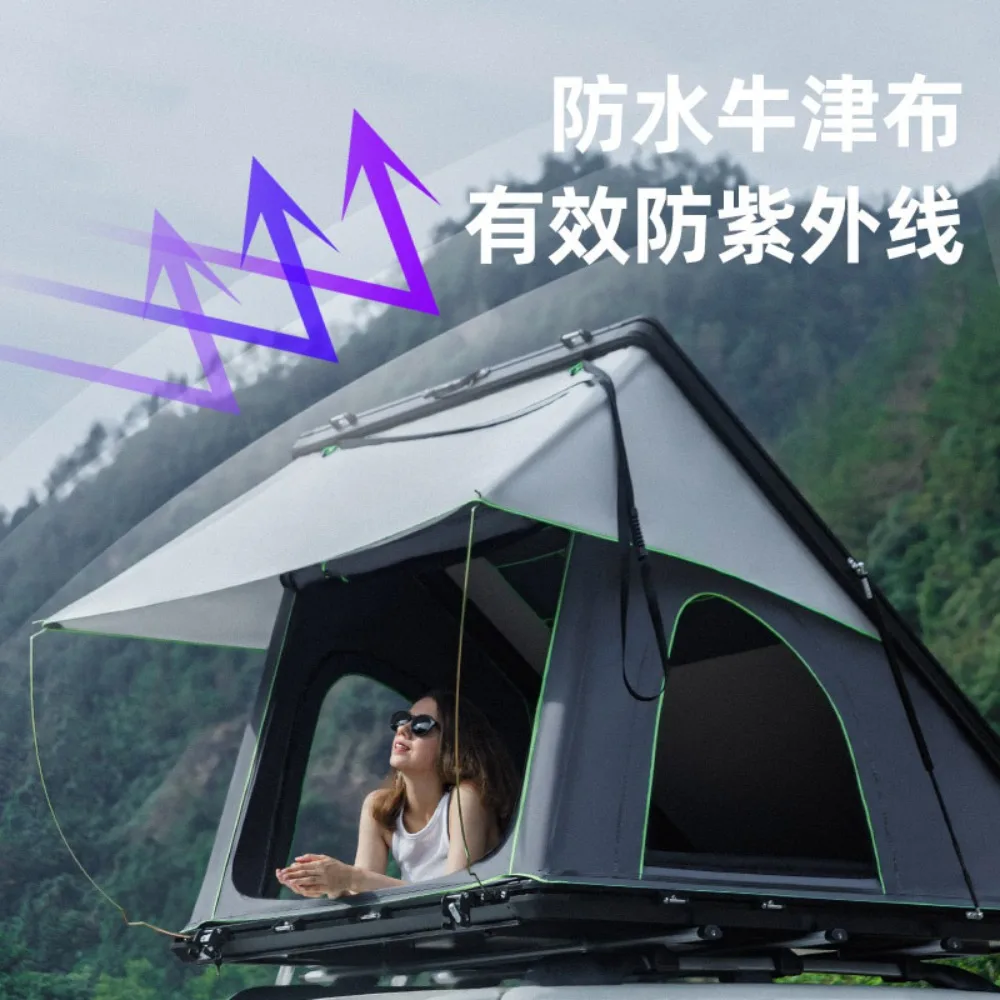 ABS Hard Shell Roof Top Tent | Automatic Pop Up Car Tent for Overlanding SUV & Truck Waterproof & Mosquito-Proof Outdoor Camping