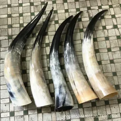 1pc 25-60 Cm Art Horn Jewelry Handmade Natural Horns Yak Horns Decorative Crafts Home Accessories
