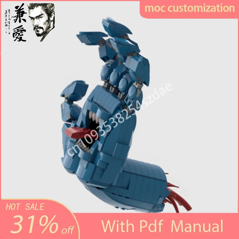 NEW 512PCS MOC Screaming Hand Decoration Modular Model Building Block Creative DIY Assembly Education Building Kid Birthday Gift