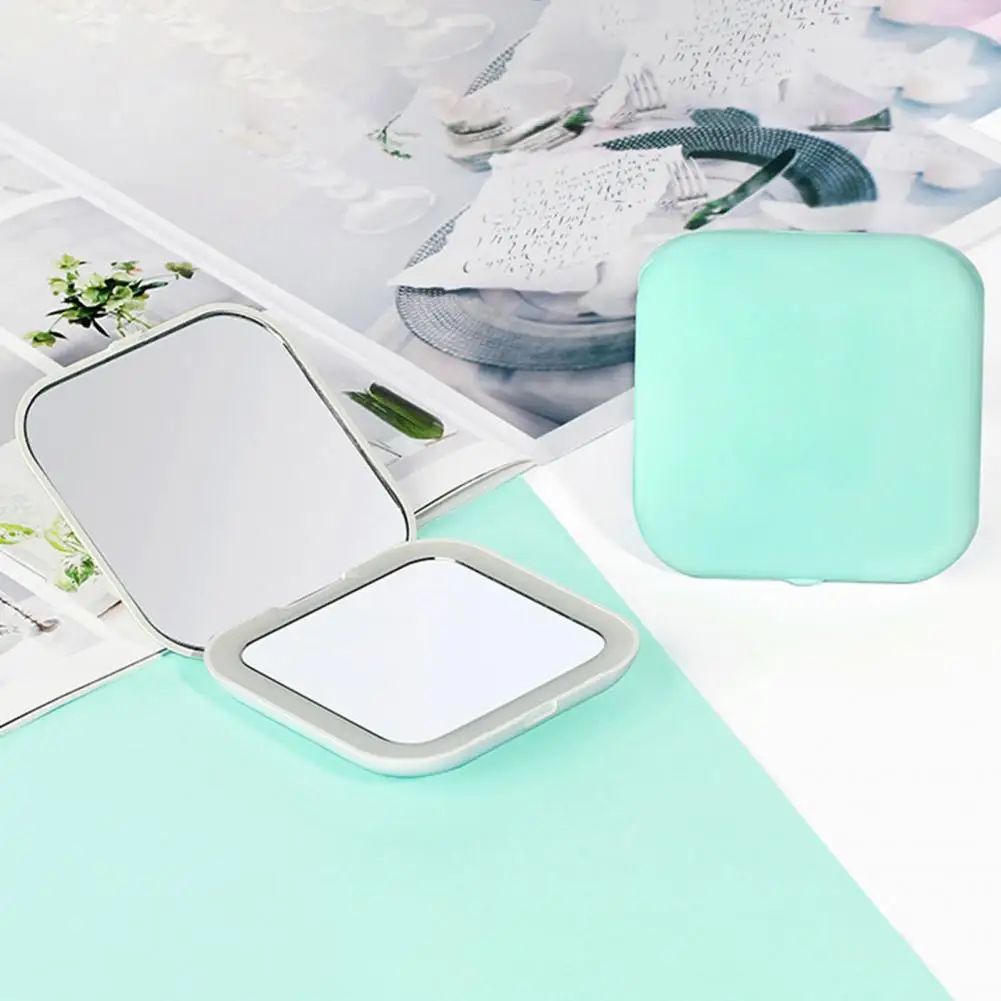 

1 Set Durable Cosmetic Mirror Creative Pocket Mirror Portable 5 Times Magnification LED Light Mirror Illuminated