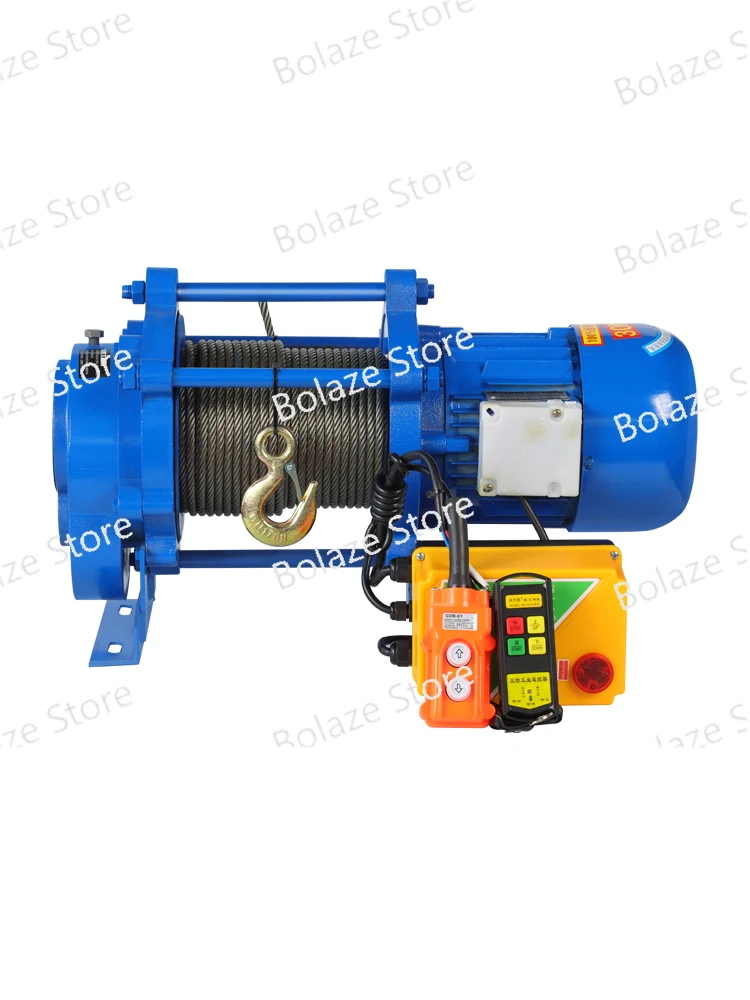 Multifunctional Hoist Wireless Remote Control Dual-purpose 220 Household Crane 380v Winch Electric Hoist 2.5 Tons