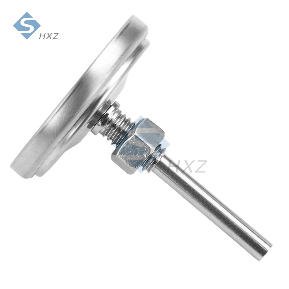 ميزان حرارة الشواية 0-500 ° ج/0-120 ° C التناظرية 52 مللي متر 54 مللي متر الطلب الكبير مقاومة للتآكل لا مقياس البطارية لفرن البيتزا شواء M8/M10