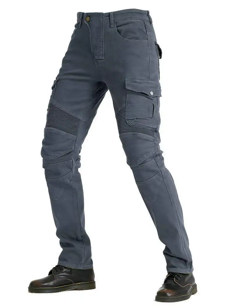 Volero Jeans da motociclista casual Protezione da pendolarismo Pantaloni da moto anticaduta Uomo Ey Four Seasons Universal