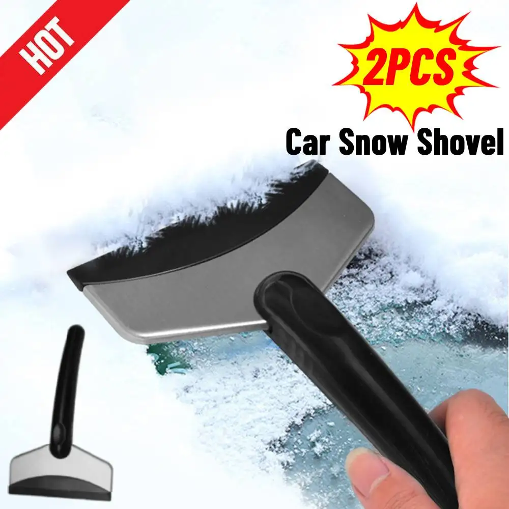 1-6PCS Multifunction Snow Removal Shovel Ice Scraper for Car Windshield Snow Shovel Auto Glass Cleaning Brush Car Accessories