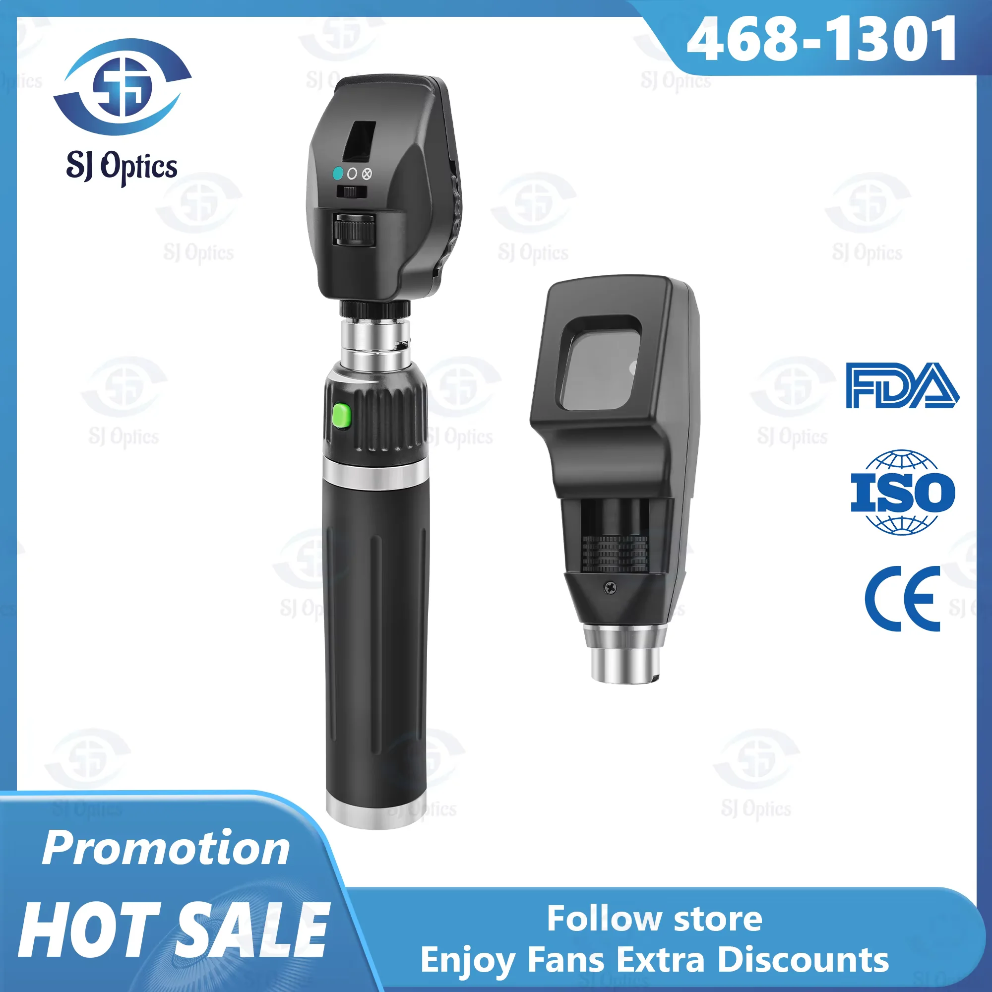 2024 Diagnostic Set Ophthalmic Retinoscope And Ophthalmoscope Streak Retinoscope With Ophthalmoscope 468+1301Rechargeable Direct