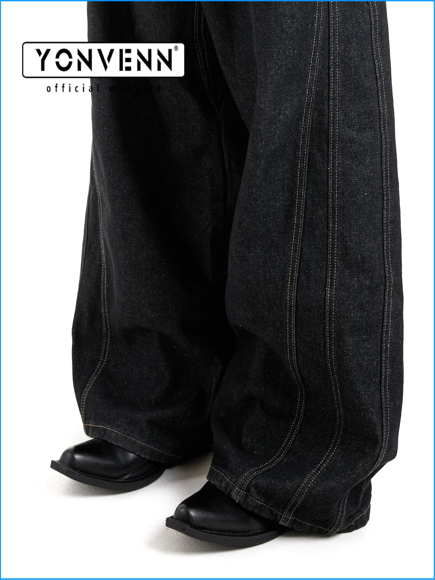 남성용 블랙 빈티지 마법사 부츠, 뾰족한 스퀘어토, 두꺼운 굽, 하이 지퍼 첼시 슈즈