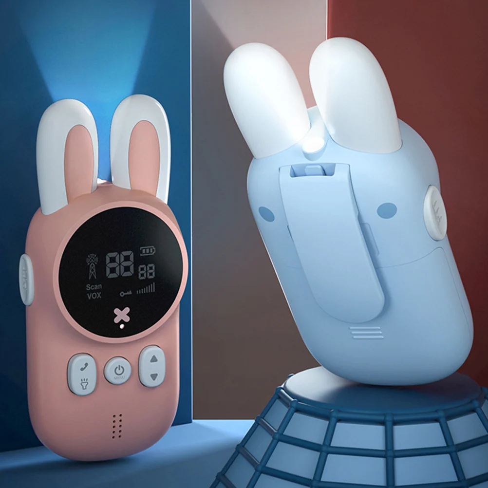 Bunny Walkie- Low Emission Interphone for Kids Clear Talkies Plastic Toys