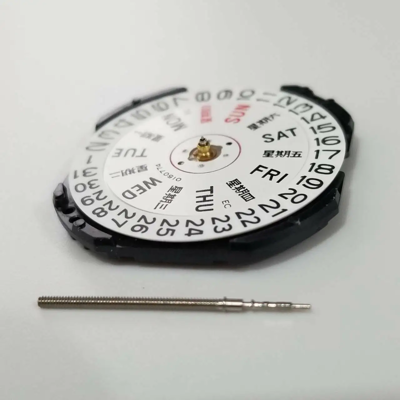 26.6mm Double Calendar Quartz Watch Movement With Battery & Stem Replace Repair Parts For Seiko 7N43A VX43E Movement Accessories