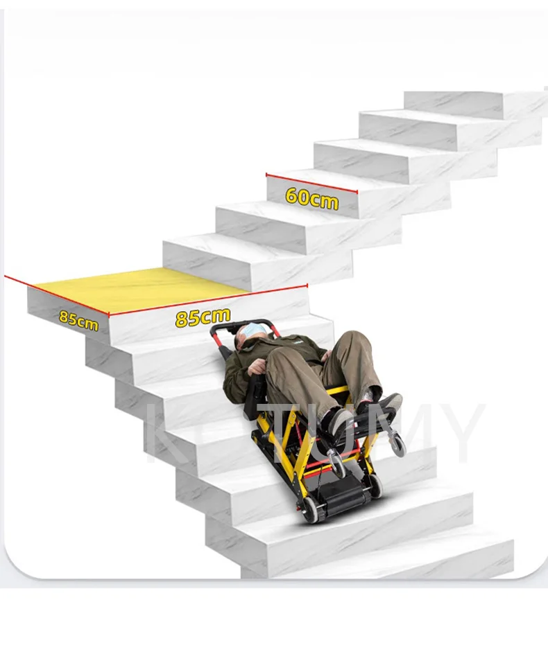 Electric Crawler Climbing Machine Climbing Artifact Automatic up and down  Stair Climbing Machine Trolley Foldable