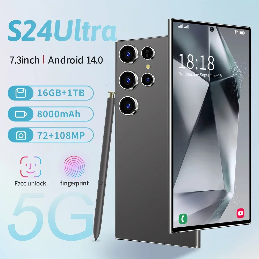 Global Version S24Ultra 5G Smartphone 7.3