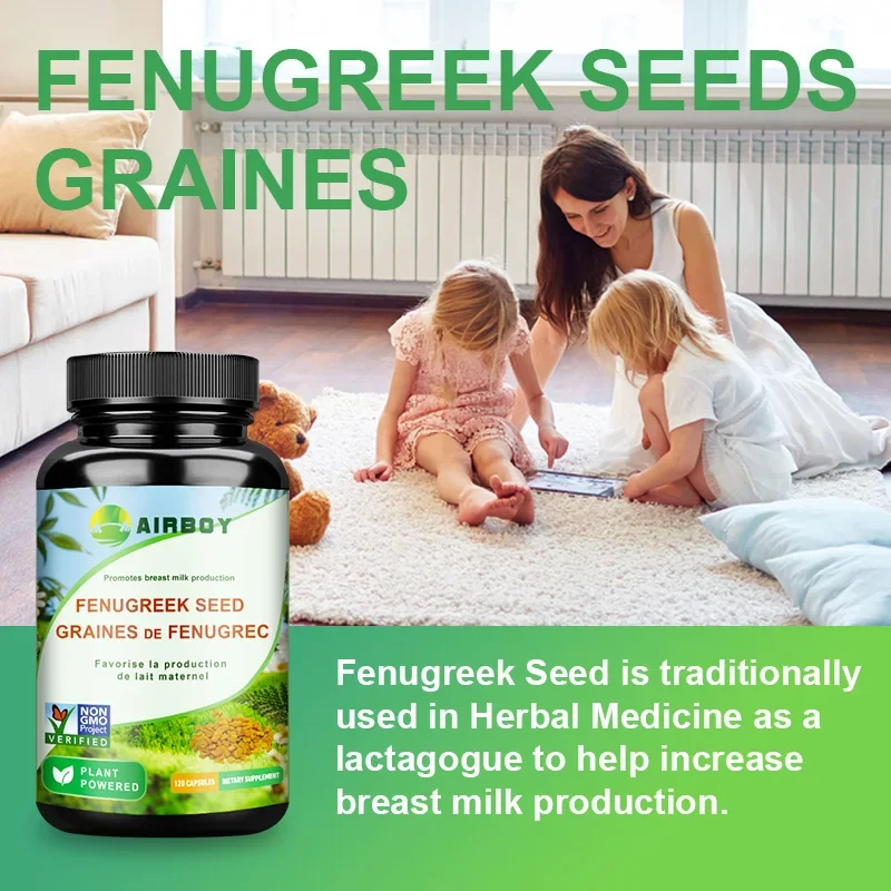 Fenugreek Seed - Increase Milk Supply, Relieve Gas, Traditional Lactation Support