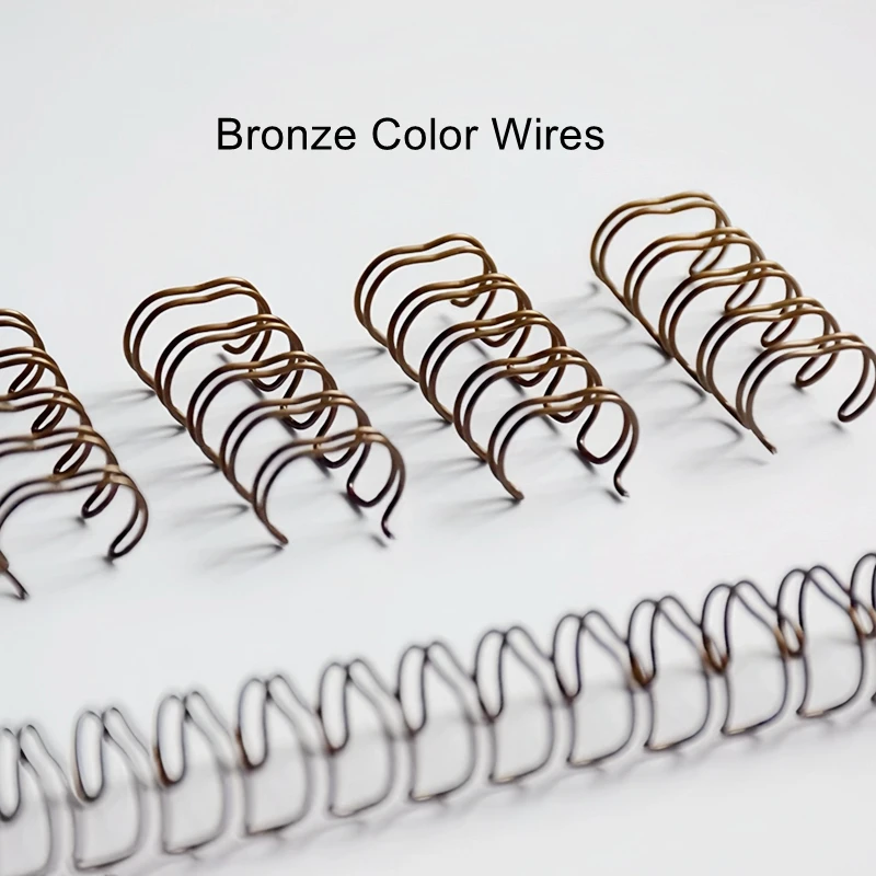 Customize To Itsuko Bronze Color OY Double Loop Wires 9.5mm(3/8in) 3:1 Wires 5 Loops 5500PCS LOT Shipping Free to Japan