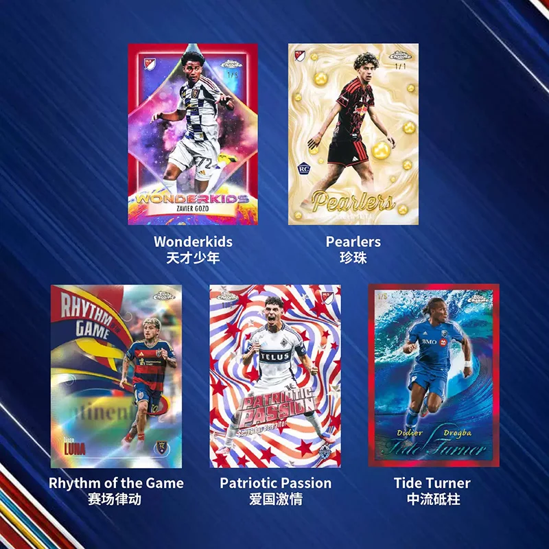 2026 Topps Chrome MLS Soccer Trading Cards Refractor Parallels Rookie Autos Rare Inserts Hobby Set for Serious Card Collectors
