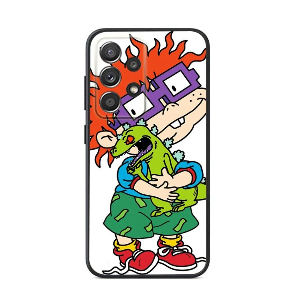 Funny R-Rugrats Phone Case For Samsung S24,S23,S22,S21,S20,S10,S10E,S9 Ultra Plus FE Note 20 Ultra 10 9 Plus Case