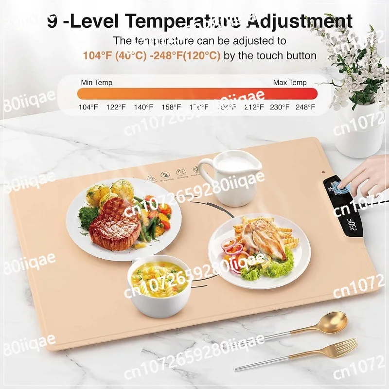 

Складная разделочная доска, 220 В, силиконовая согревающая разделочная доска, грелка для еды, электрическая нагревательная пластина, многофункциональная нагревательная доска для еды
