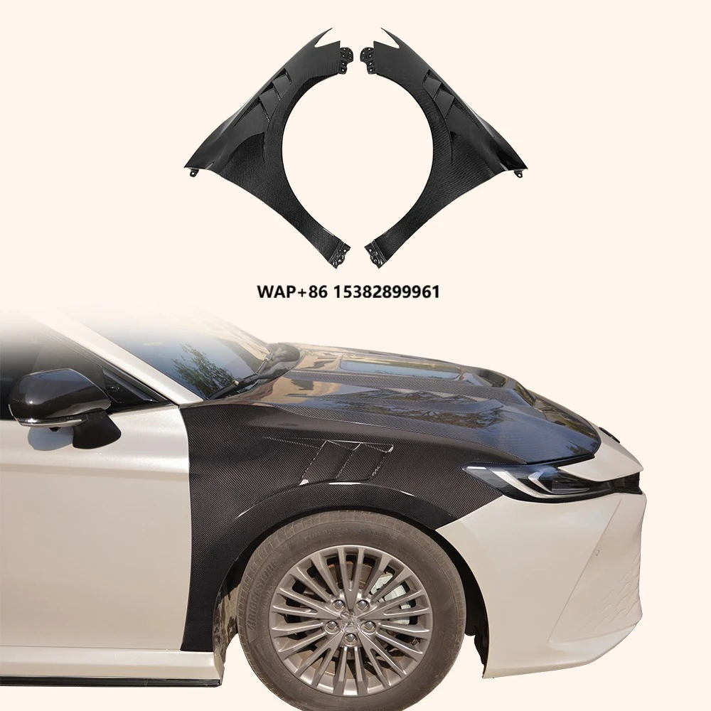 

2024 for Camry XV80 Sedan HT Style Front Fender Vented Carbon Fiber Car Fender