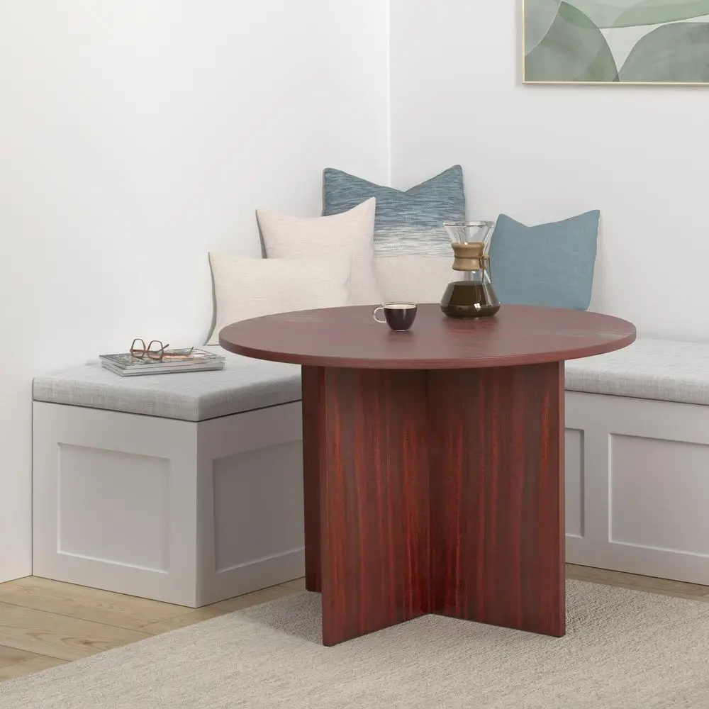 

Valencia Round Conference Table with Legs, 291 2h x 42 dia., Mahogany