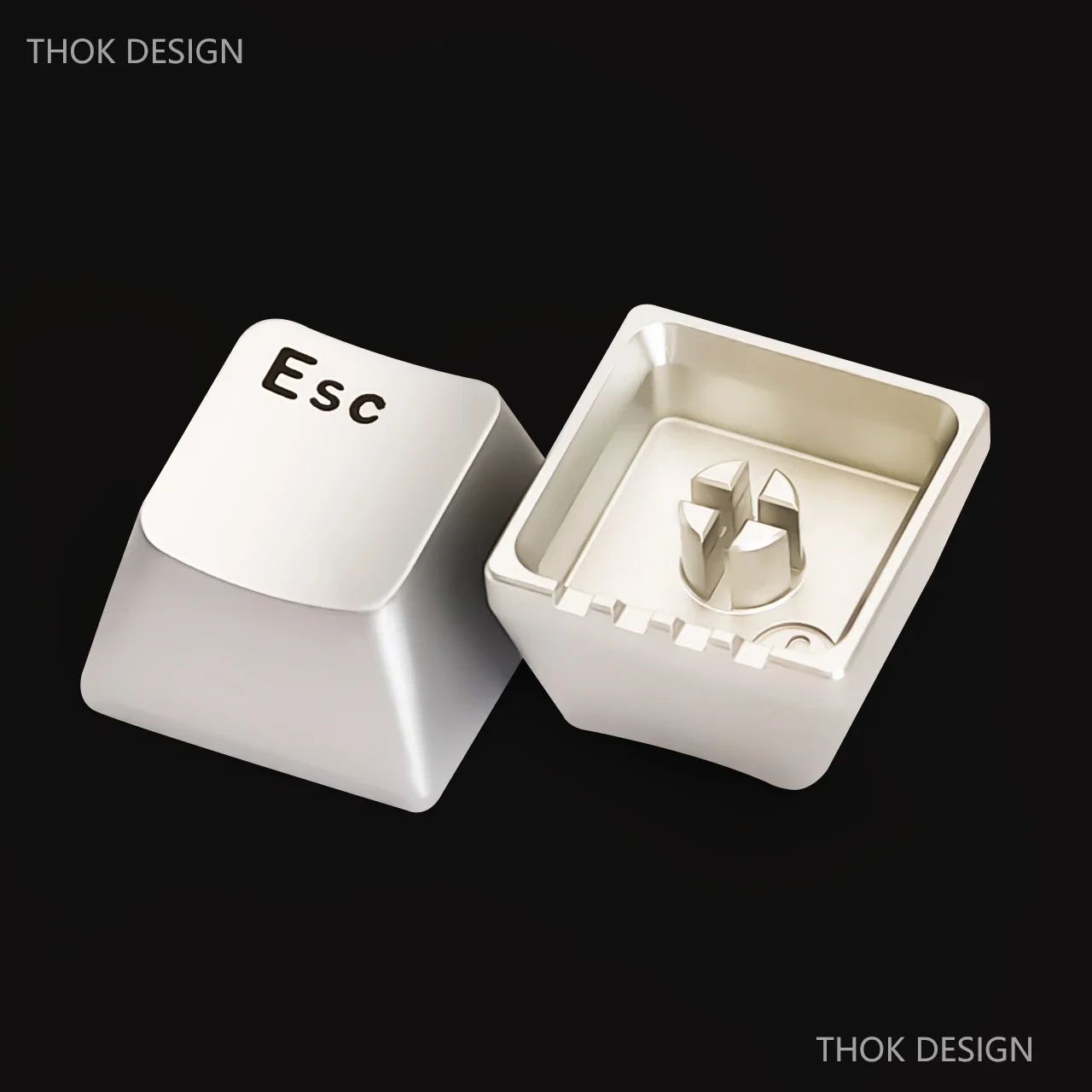 

Silver Metal Keycaps - Esc Aluminum Keycaps Color 12 Colors