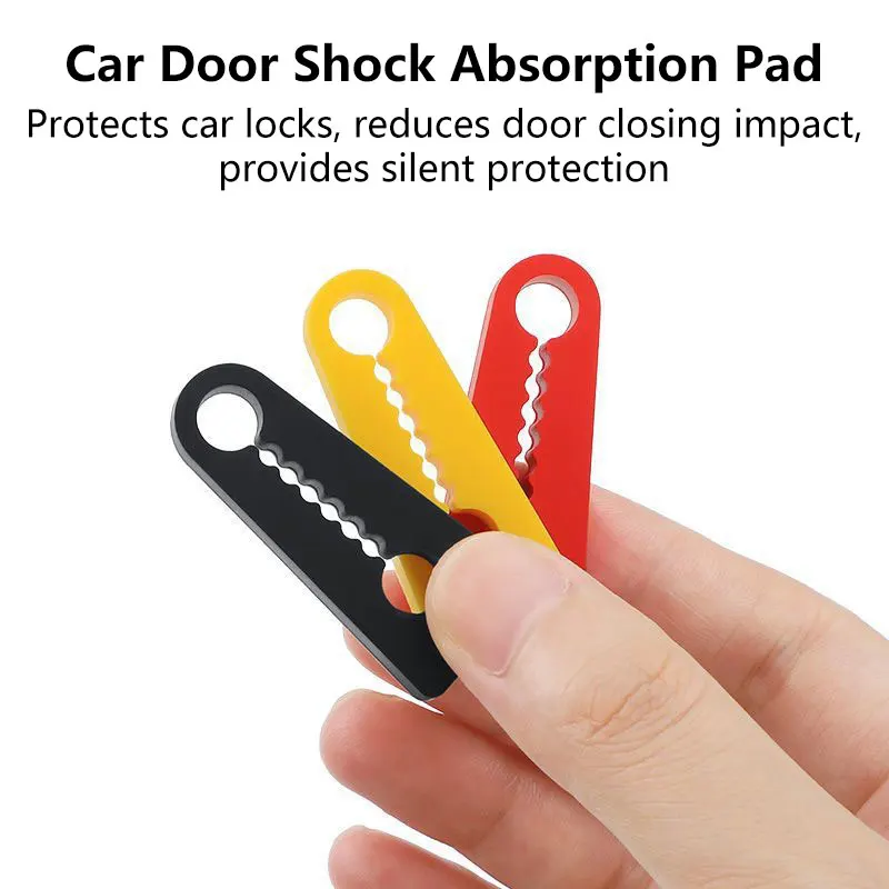 Amortecedor de Porta de Carro em Silicone Universal, Almofada Antivibração e Anticolisão, Redutor de Ruído e Amortecedor de Impacto
