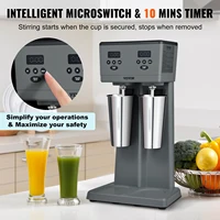 VEVOR Milk shake 375W x 2 Maker Electric Milkshake Machine Commercial Double Heads Drink Mixer Blender 6