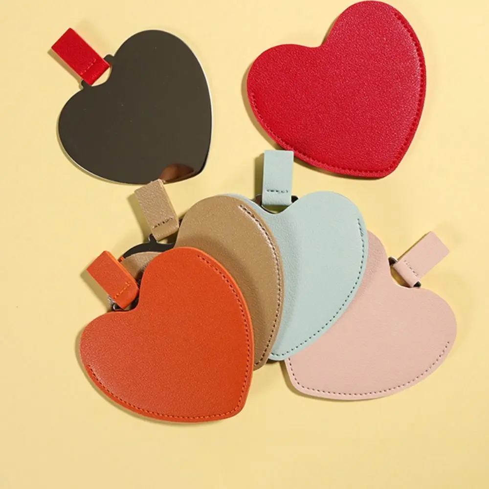 

Прочный защитный чехол из полиуретана, персонализированное зеркало из нержавеющей стали, косметическое зеркало, зеркало для макияжа, компактное карманное зеркало