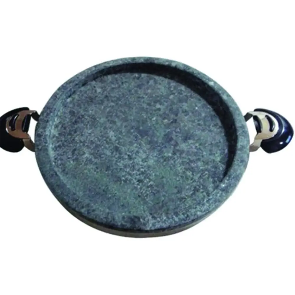 

Round Stone BBQ Grill Pan, 11.8 Diameter, Stovetop Pork Roasting Grill