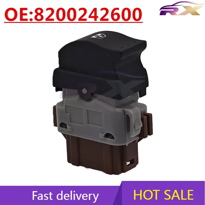 

OEM:8200242600 Suitable For 1998-2018 Renault Master Automobile Glass Lifter Single Push Switch