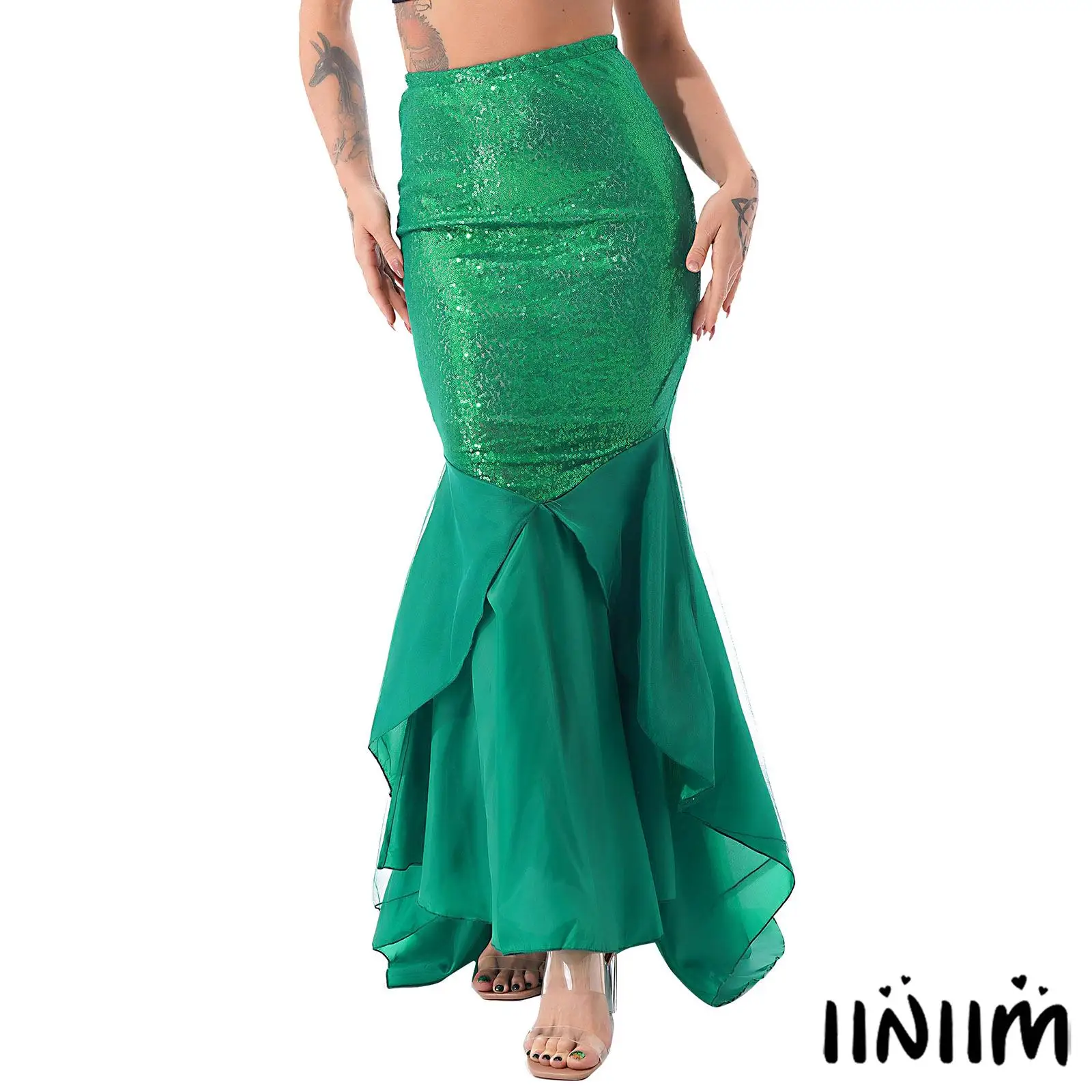 

Ladies Carnival Cocktail Party Photography Costume Princess Mermaid Skirt Halloween Christmas Festival Performance Dress-up