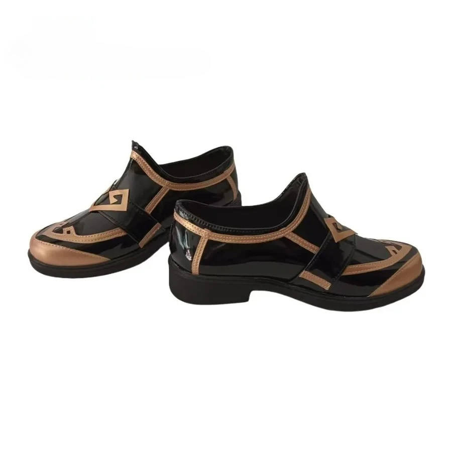 ユニセックス黒アニメ靴男性子供カスタマイズされたカーニバルパーティー用品ハロウィンコスプレ