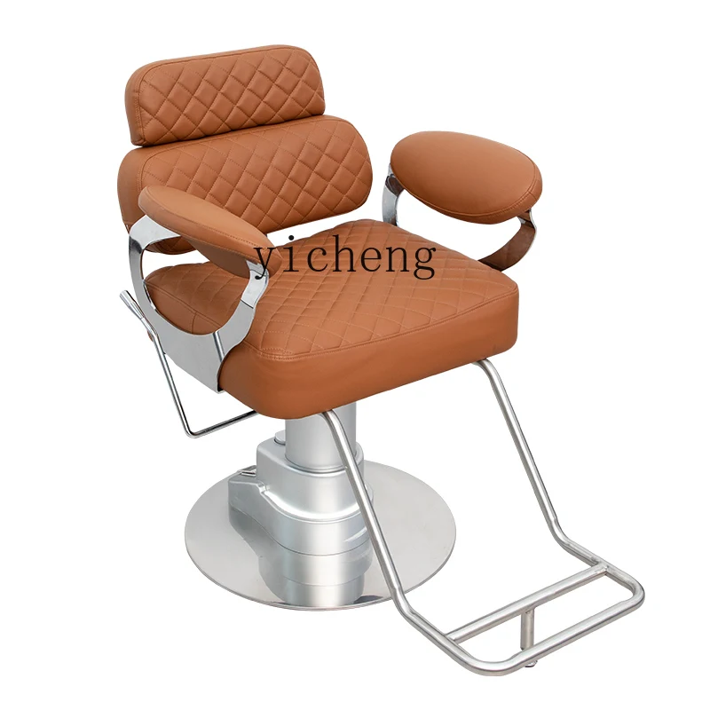 ZK high-end barber shop hair cutting chair fashionable and simple seat hair salon special reclining perm and dyeing seat