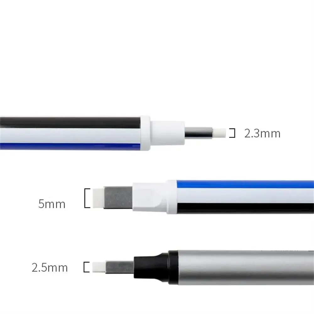 High Precision Eraser Mechanical Rubber Refillable Pen Press Type Sketching Drawing Correction Children's Erasers Art Supplies