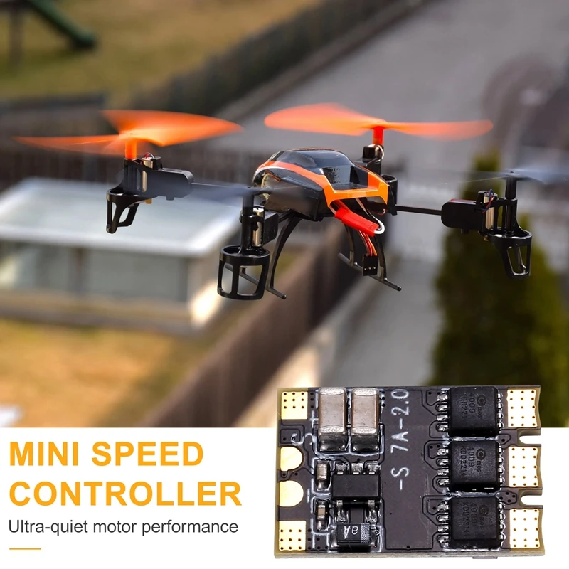 XSD 7A Blheli S RC ESC Mini Speed Controller For Dshot600 / Dshot300 / Oneshot42 1-2S For DIY FPV Racing Drone