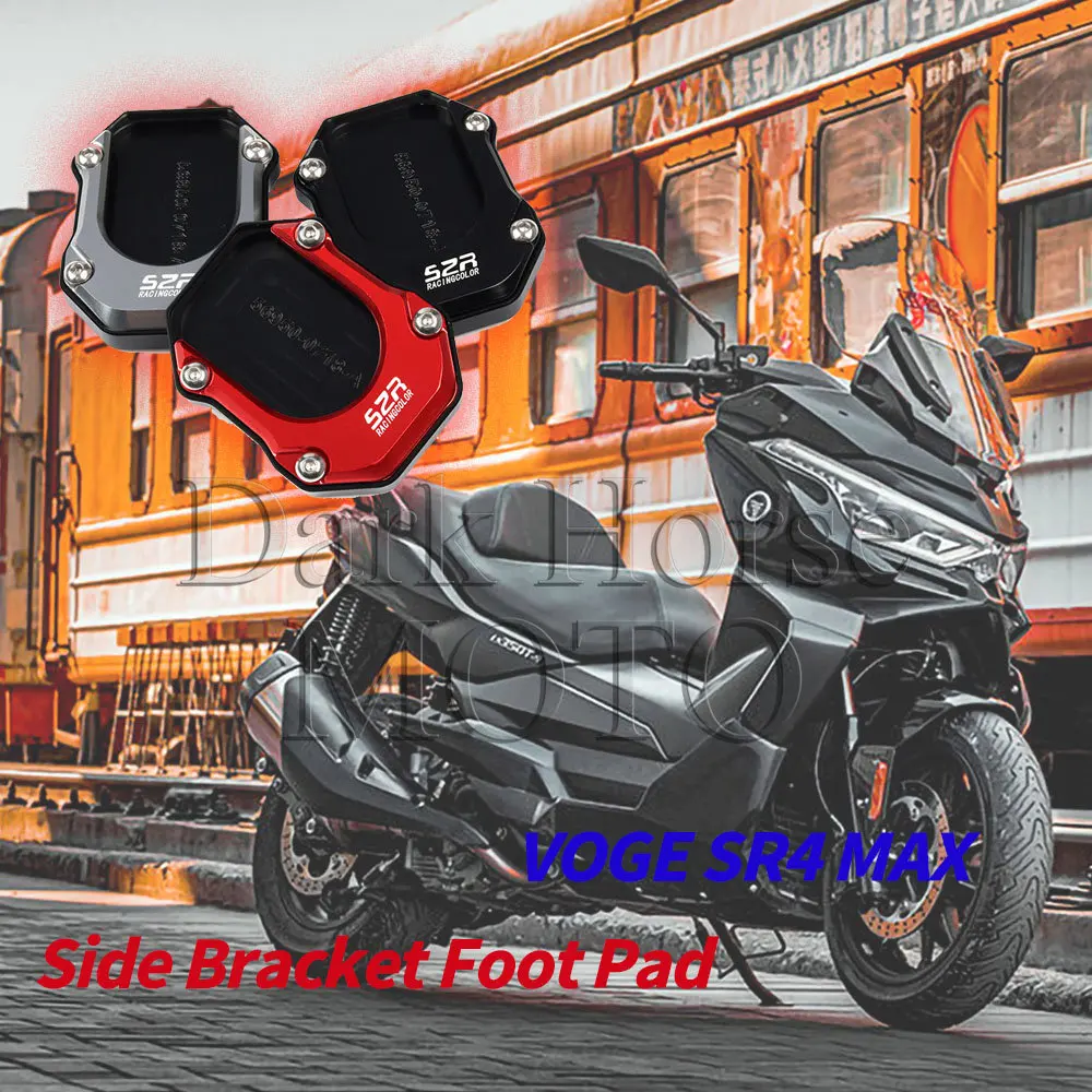 Motorcycle Increased Non-Slip Side Support Pad Side Bracket Foot Support Pad Accessories FOR SR4 MAX SR4MAX