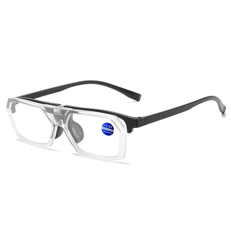 Flip-Cover Presbyopie Brillen Für Männer Frauen Anti Blau Licht Lesebrille Brillen mit +1,5 +2,0 +2,5 +3,0 +3,5 +4,0 +1,0