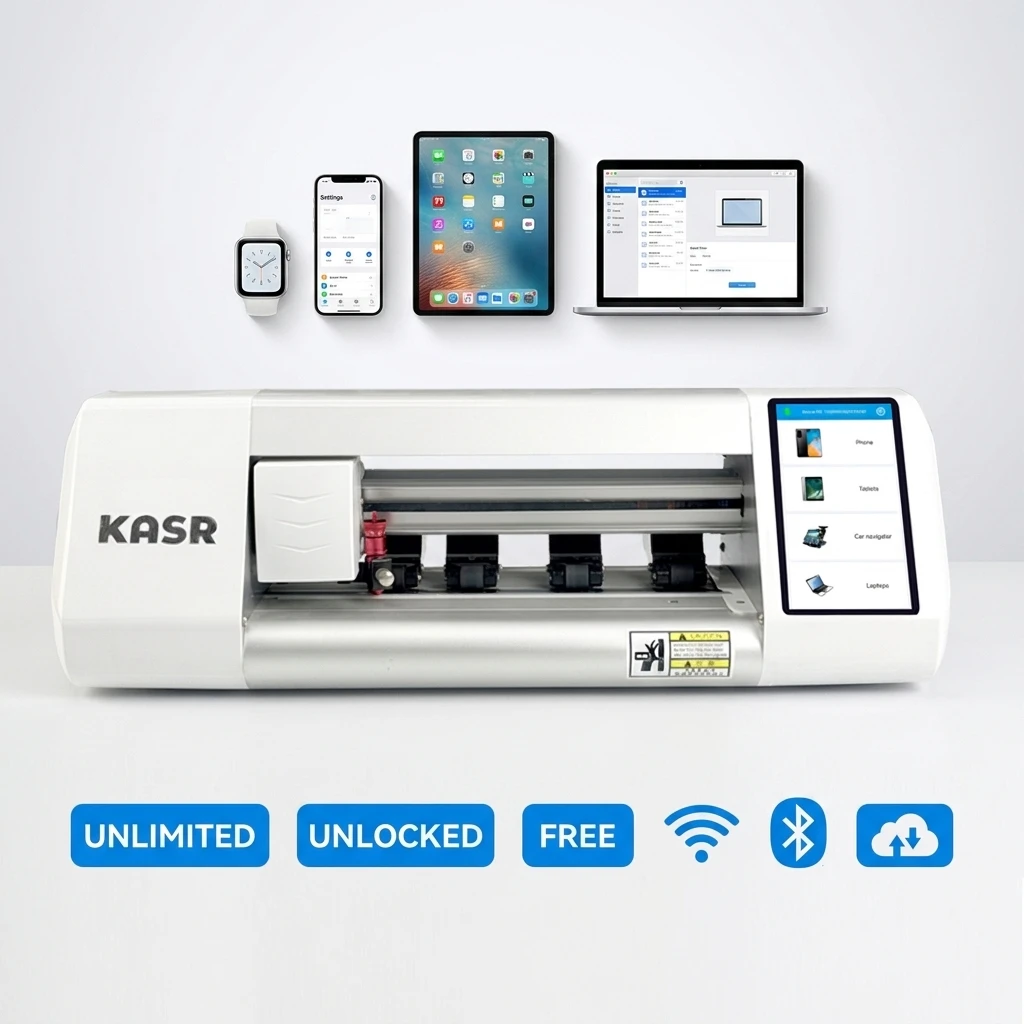 Screen Protector Cutting Machine No Inventory Needed With 40000+ Models For Mobile Phone Shop High Profit Business
