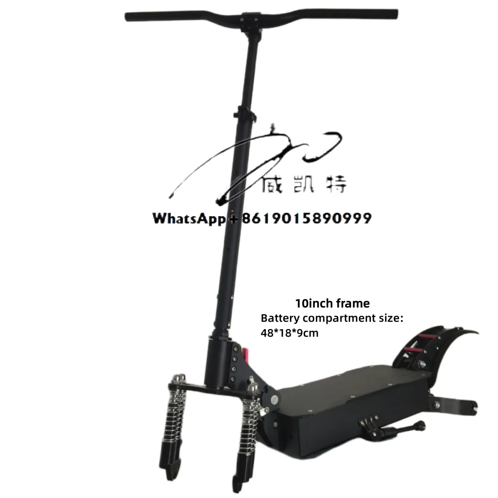 

10Inch Open Size 135Mm Electric Scooter Body Frame Conversion Kit Aluminium Spare Parts Accessories E Scooter Frame