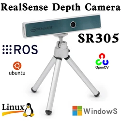 Intel®RealSense™Fotocamera di profondità SR305 luce codificata RGBD sensing Technolog sensore di movimento somatosensoriale telecamere di localizzazione Scanner 3D